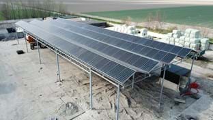 Meuleman - Konstruktion für Sonnenkollektoren - 460 m²
