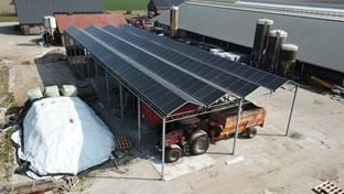 Meuleman - Construction for solar panels - 460 m²