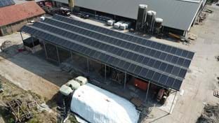 Meuleman - Construction pour panneaux solaires - 460 m²