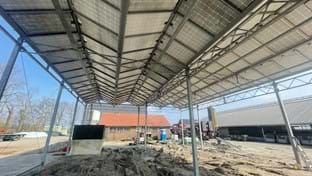Meuleman - Construction for solar panels - 460 m²
