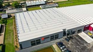 Business space with sandwichroof - 4.760 m²