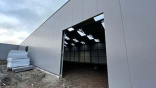 Business space with sandwichroof - 1.014 m²