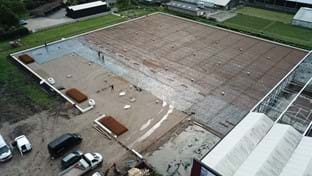 Business space with sandwichroof - 4.760 m²