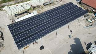 Meuleman - Construction for solar panels - 460 m²